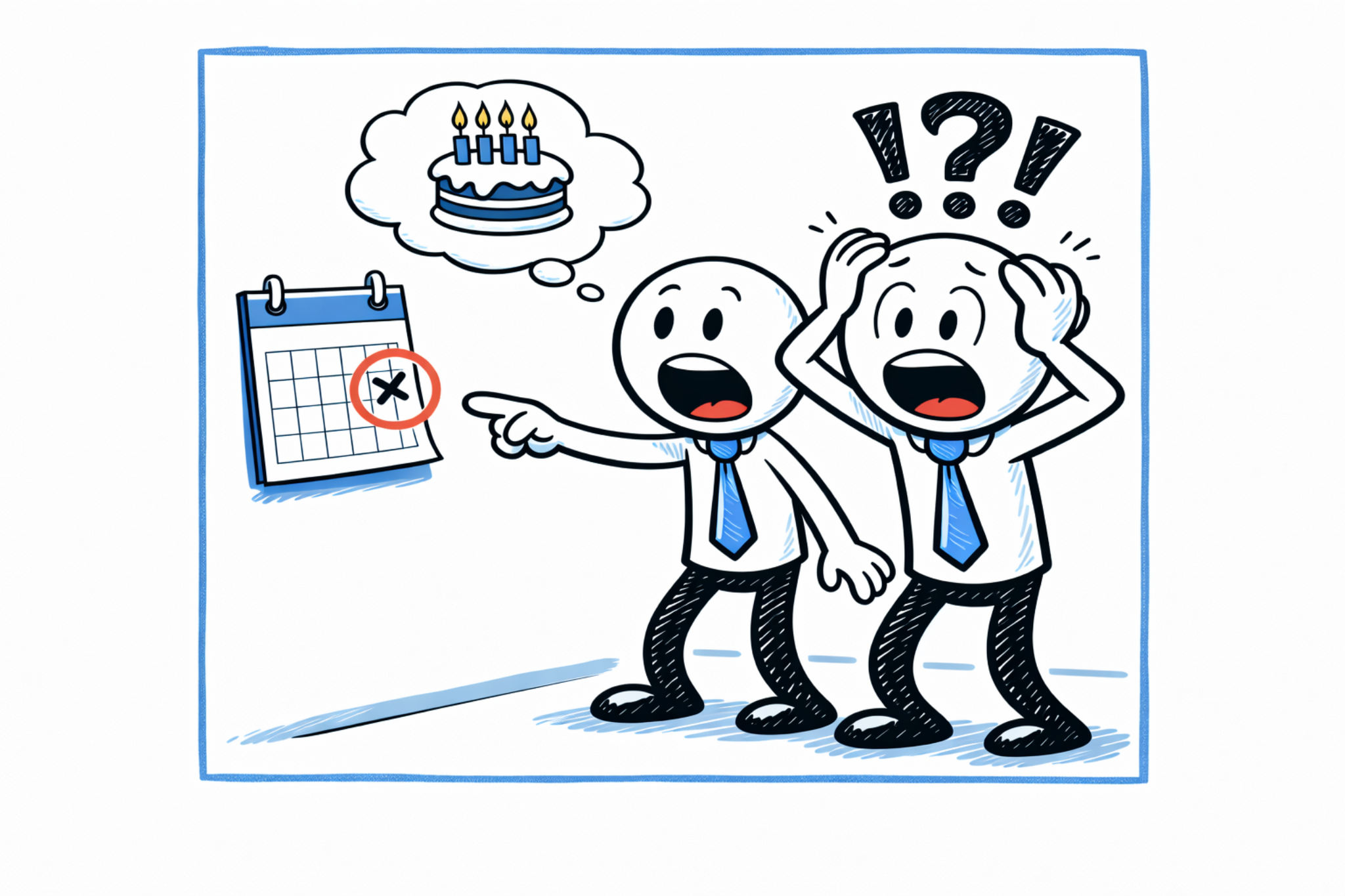 Bursdager glemmes eller feires i siste liten